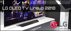 LG OLED TV Serie 2018 news