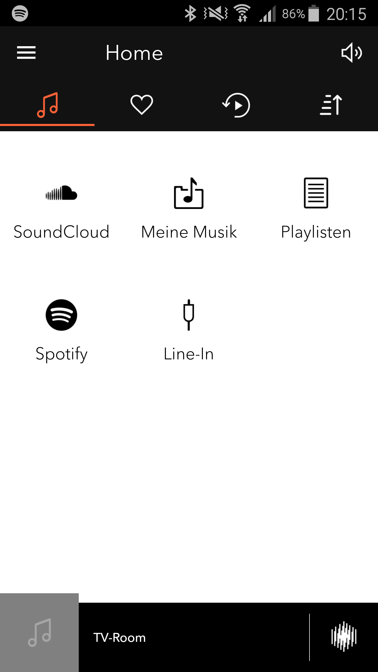 Raumfeld Soundbar App1