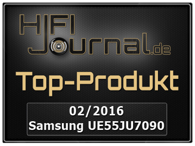 HiFi Journal Samsung UE55JU7090 award