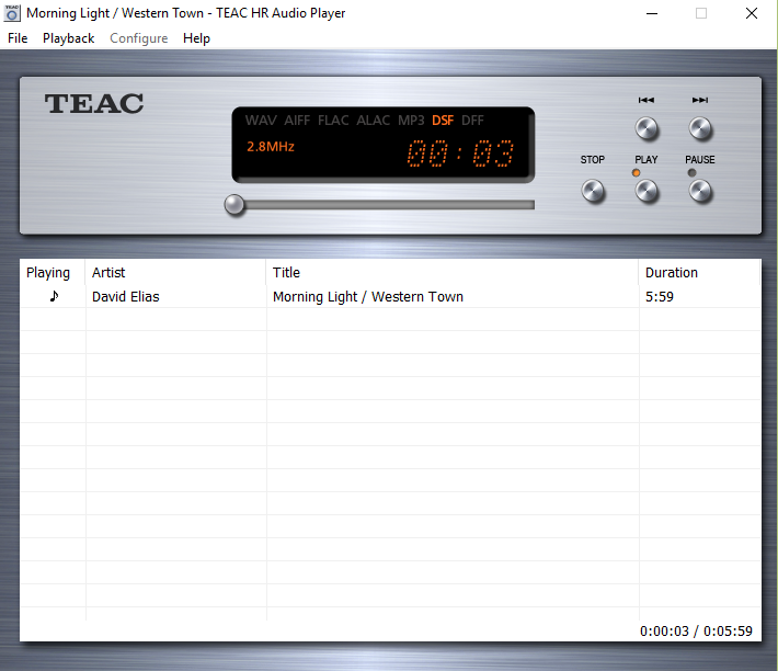 2016 01 24 14 06 17 Morning Light Western Town TEAC HR Audio Player