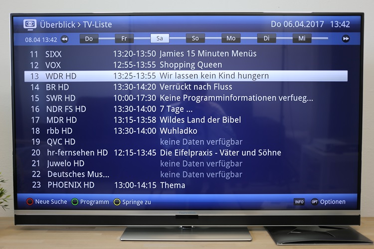 TechniSat UHD55 SL EPG 03