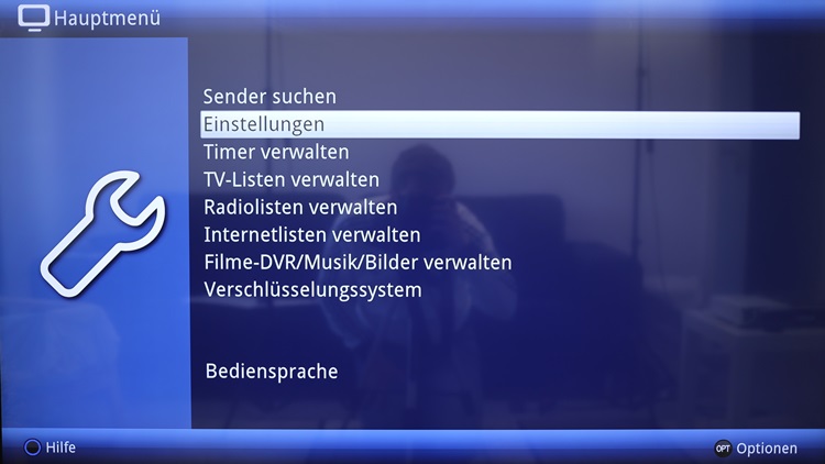 TechniSat UHD55 SL Menue 01