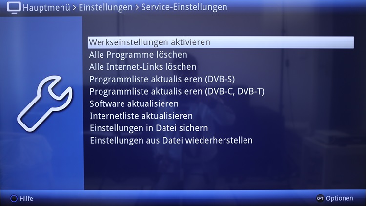 TechniSat UHD55 SL Menue 07