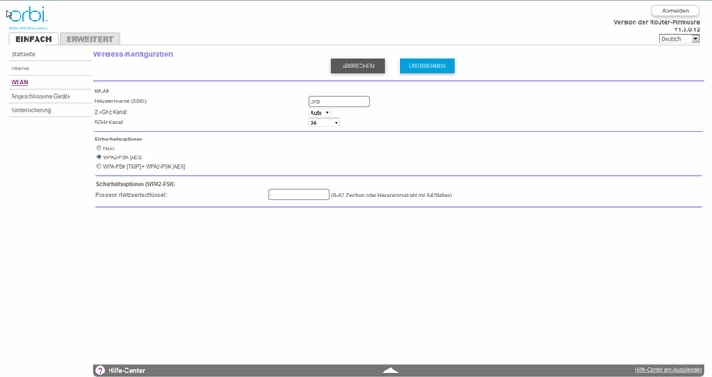 Netgear Orbi Interface 03