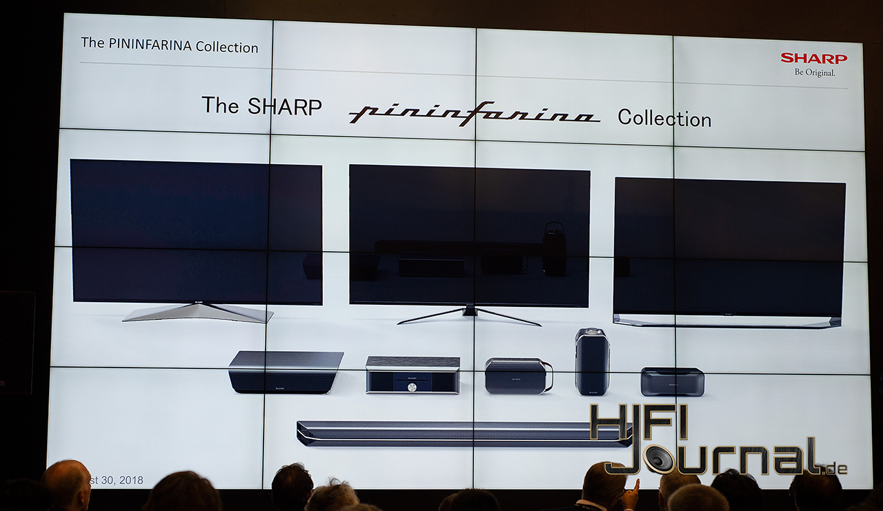 Sharp TV Audio Pininfarina Lineup