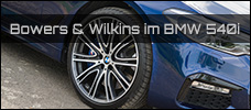 BMW 540i Bowers Wilkins Soundsystem news