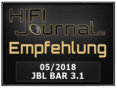 JBL BAR 3 1 award