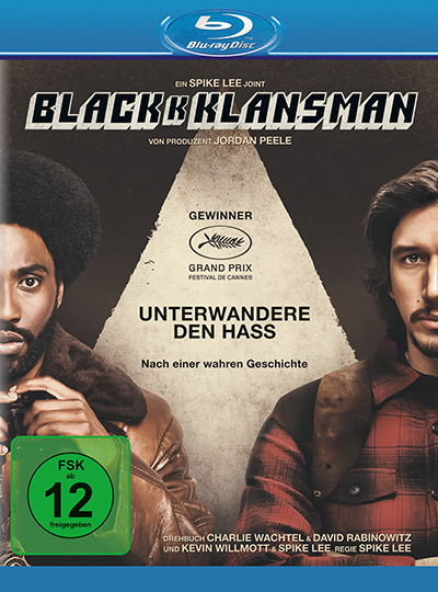 blackkklansman blu ray review cover
