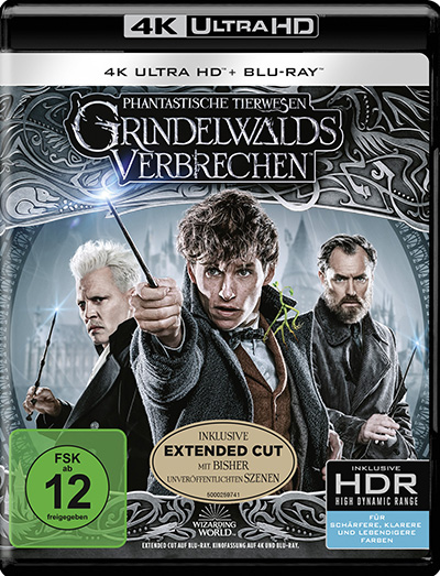 phantastische tierwesen grindelwalds verbrechen 4K UHD blu ray review cover