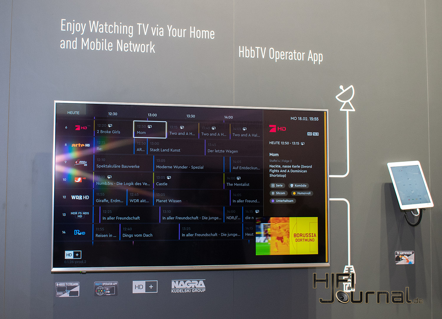 Panasonic HbbTV operator App