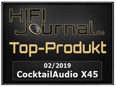 Cocktail Audio X45 Award
