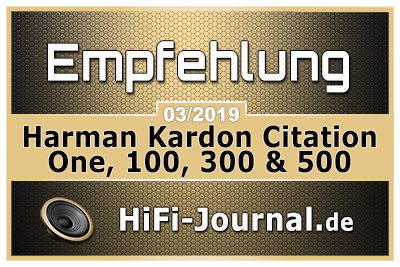 Harman Kardon Citation Serie Award