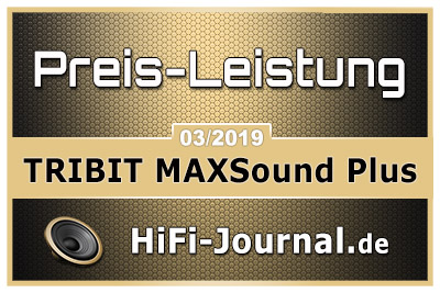 TRIBIT MAXSound Plus Award