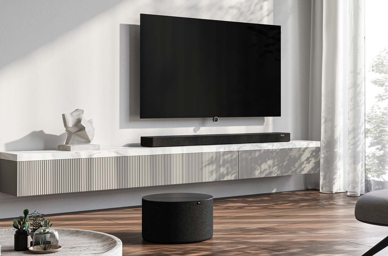 Loewe klang bar5 mr: Dolby Atmos Soundbar + Sub präsentiert