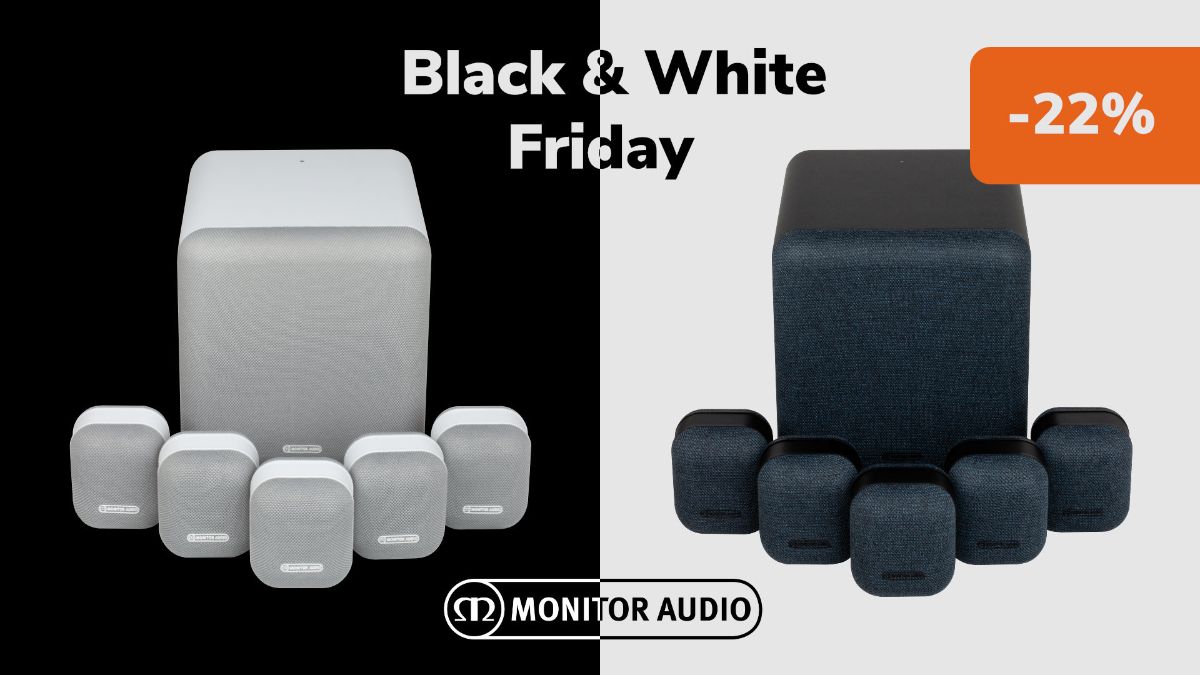 Monitor Audio Black White Friday Deal