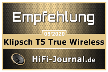 Klipsch T5 True Wireless award k