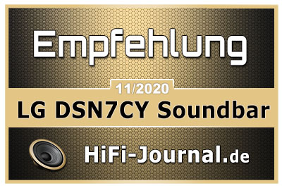 LG DSN7CY Soundbar award
