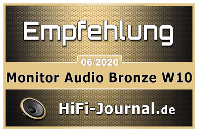 Monitor Audio Bronze W10 award