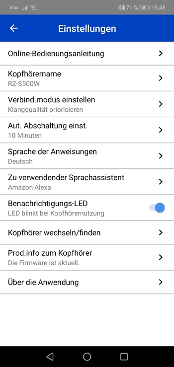 Technics EAH AZ70W Connect App 6