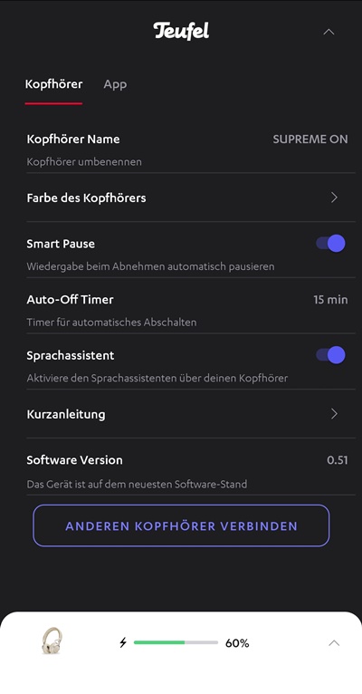 Teufel App Supreme On 10