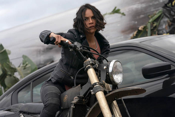 Michelle Rodriguez as Letty in F9, directed by Justin Lin.