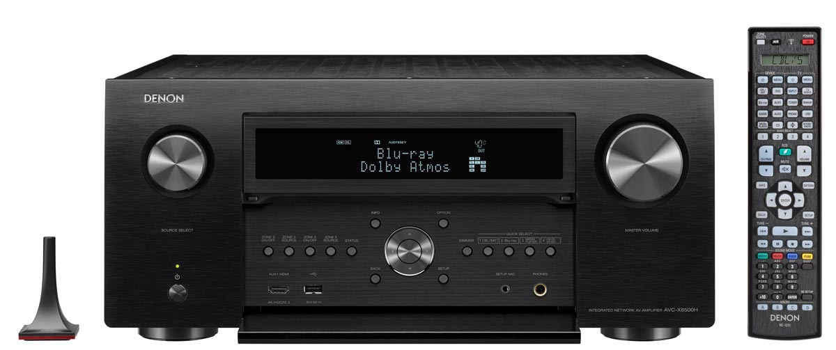 denon avc X8500HA front black