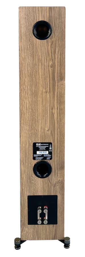elac unifi reference ufr52 floorstanding speaker black walnut