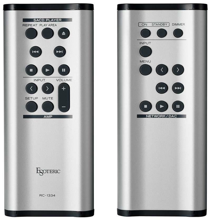 Esoteric N 05XD remote controls