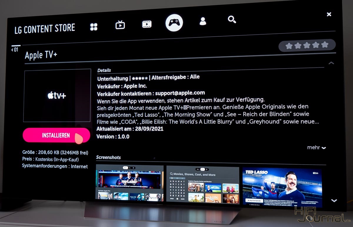 LG OLED 2017 Apple TV App 02