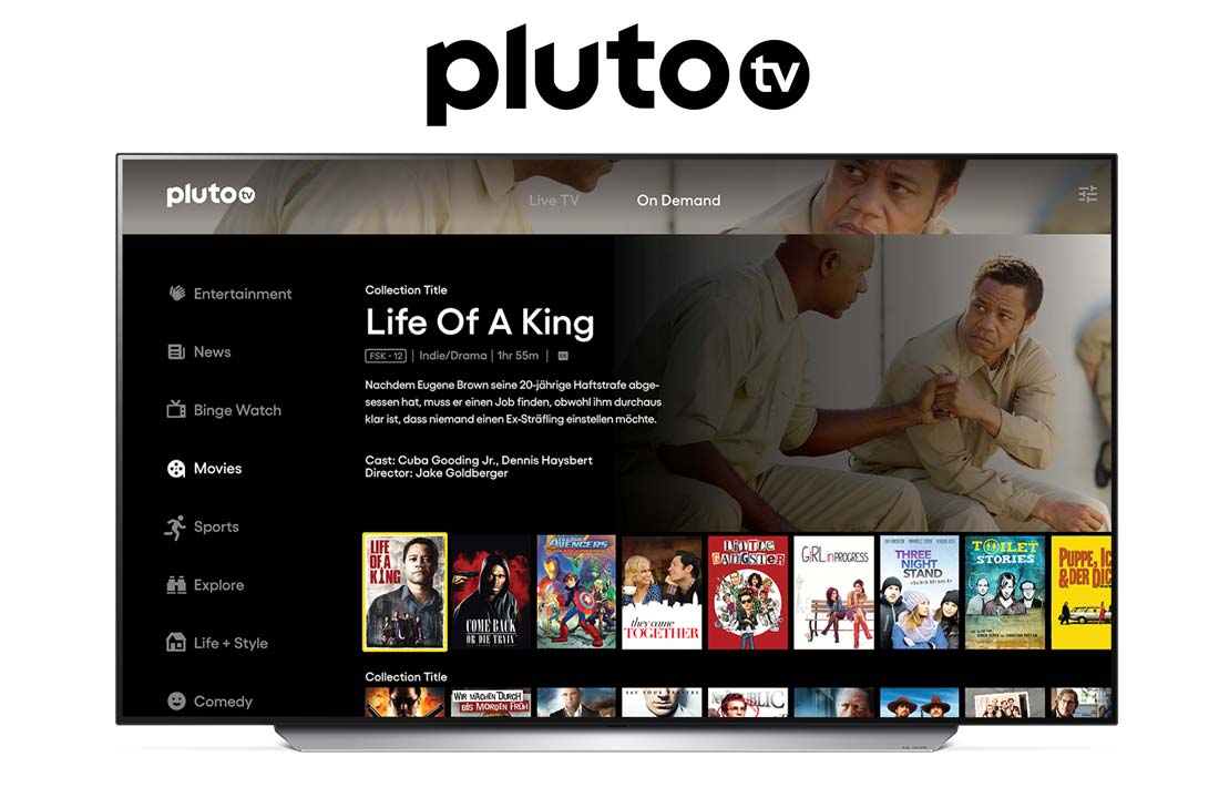 LG webOS Pluto TV App Launch