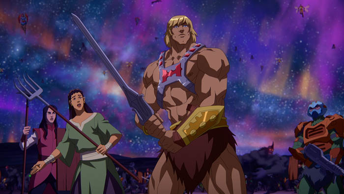 Masters of the Universe: Revelation: Part 2. Chris Wood as He-Man in Masters of the Universe: Revelation: Part 2. Cr. COURTESY OF NETFLIX © 2021