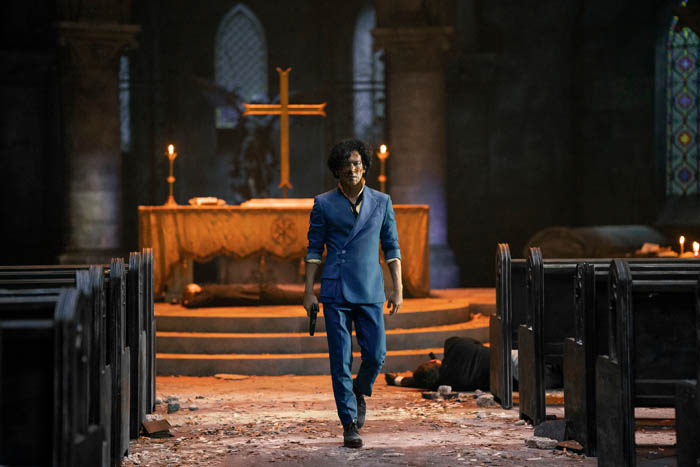 COWBOY BEPOP (L to R) JOHN CHO as SPIKE SPIEGEL in COWBOY BEPOP Cr. GEOFFREY SHORT/NETFLIX © 2021