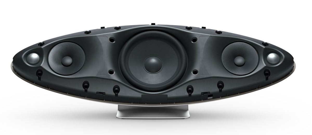 bowers wilkins Zeppelin Pearl Grey Drive Units White