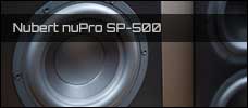 Test: Nubert nuPro SP-500