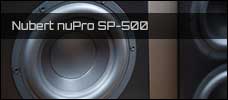 nubert nupro sp 200 news