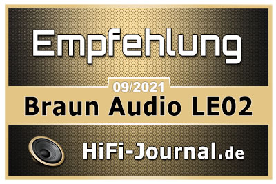 Braun Audio LE02 award
