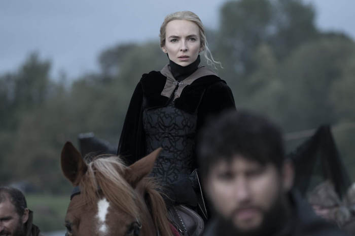 Jodie Comer as Marguerite de Carrouges in 20th Century Studios' THE LAST DUEL. Photo credit: Patrick Redmond. © 2021 20th Century Studios. All Rights Reserved.