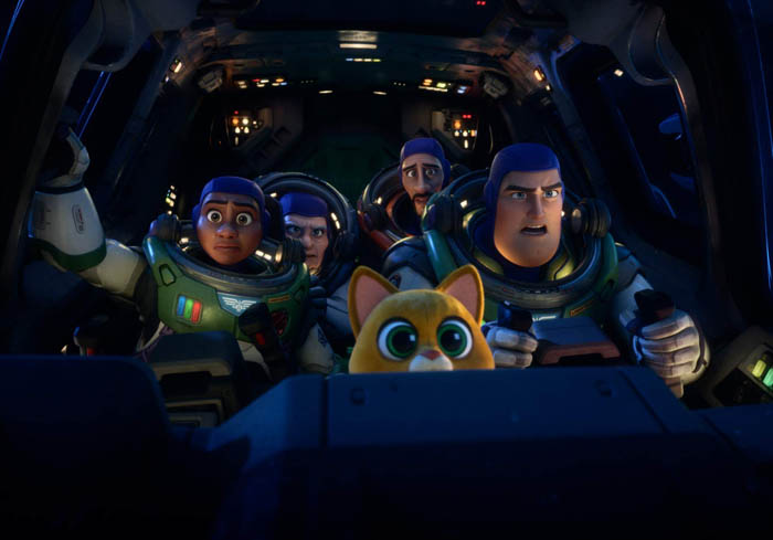 ALISHA? – In Disney and Pixar’s “Lightyear,” Buzz (voice of Chris Evans) returns to the planet he’s been marooned on for decades after a monumental test flight. But things have changed while he was away. When he runs into Izzy Hawthorne (voice of Keke Palmer), he mistakes her for her grandmother Alisha—Buzz’s best friend and commander. Peter Sohn lends his voice to Buzz’s dutiful robot companion, Sox. Directed by Angus MacLane (co-director “Finding Dory”) and produced by Galyn Susman (“Toy Story That Time Forgot”), the sci-fi action-adventure opens in U.S. theaters on June 17, 2022. © 2022 Disney/Pixar. All Rights Reserved.