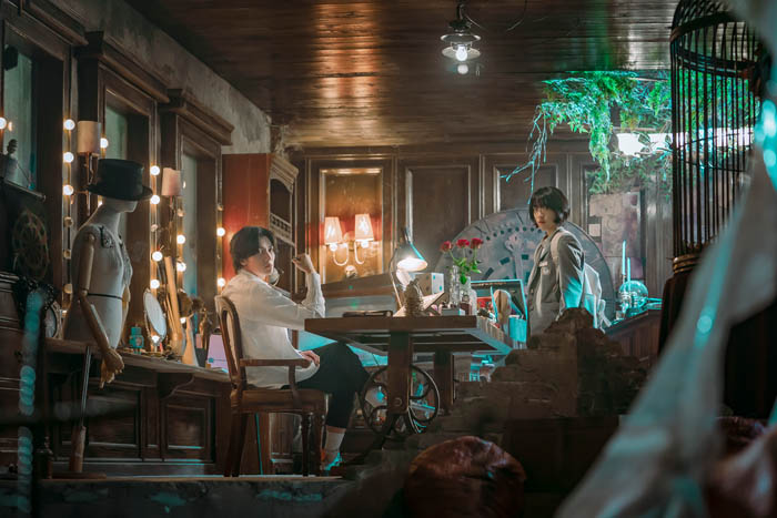 The Sound of Magic (L to R) Ji Chang Wook as Ri-eul, Choi Sungeun as Yoon Ah-yi in The Sound of Magic Cr. Lim Hyo Sun/Netflix © 2022