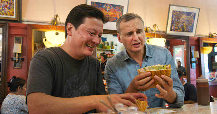 Phil Rosenthal in episode 1 (San Francisco) of Somebody Feed Phil S4. Cr. NETFLIX © 2020
