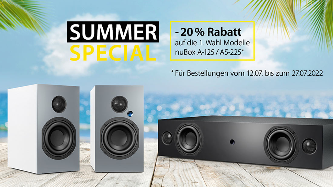 nubert Sommer Special Angebote Lautsprecher