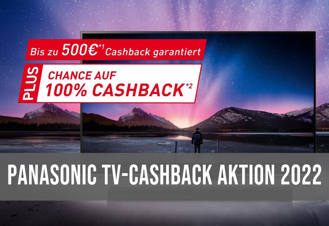 Panasonic TV Cashback Aktion 2022