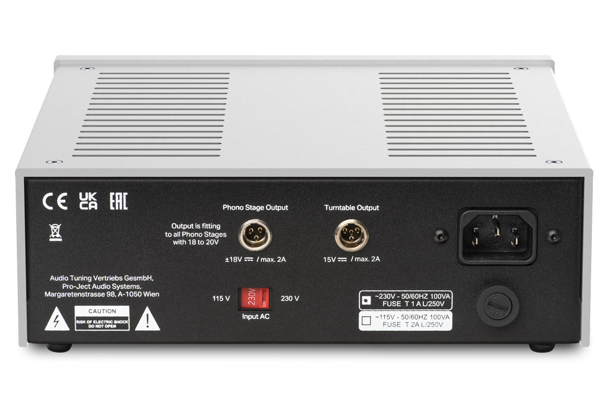 Pro Jet power Box RS2 Phono silver back