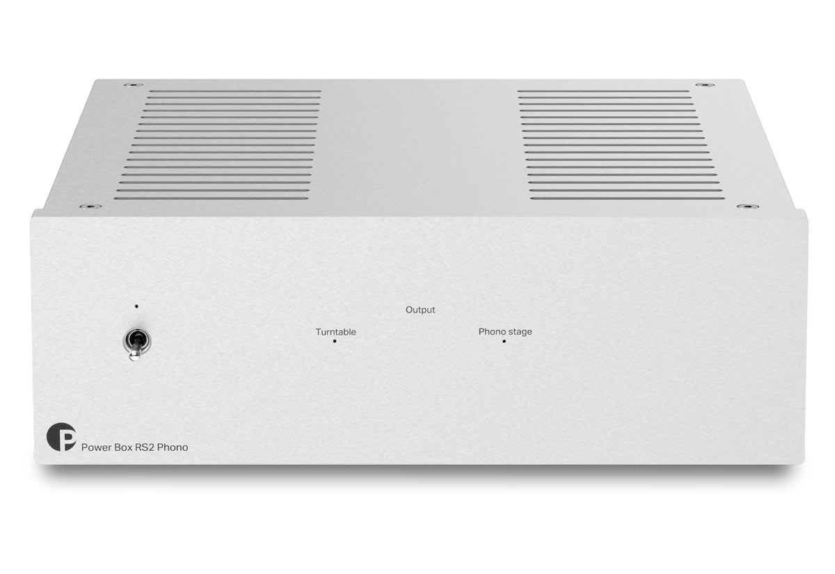 pro Ject Power Box RS2 Phono silver front