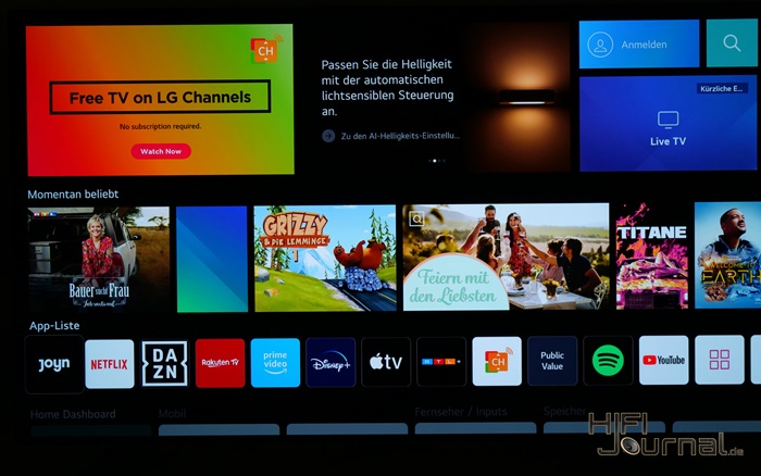 LG webOS22 OLED C2 15