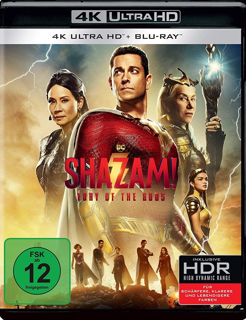 shazam fury of the gods 4k uhd blu ray review cover