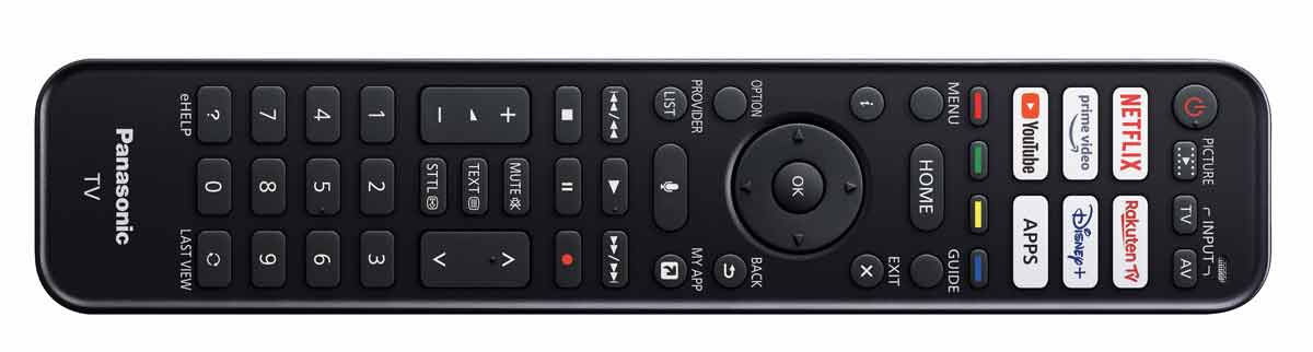 Panasonic 4K Ultra HD TV Serie MZW984 Fernbedienung