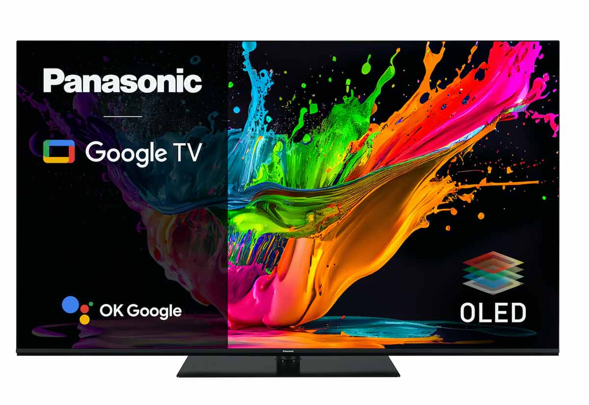 Panasonic Google TVs der MZ800E Serie Logo Ok Google