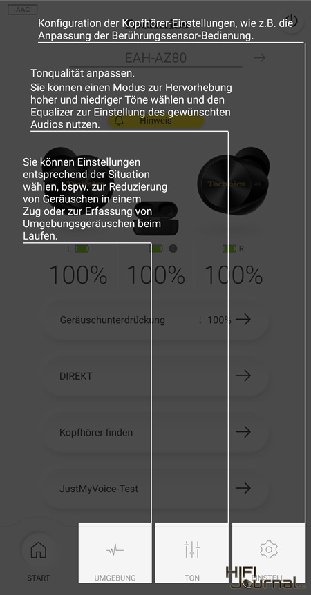 Technics Audio Connect App EAH AZ80 08