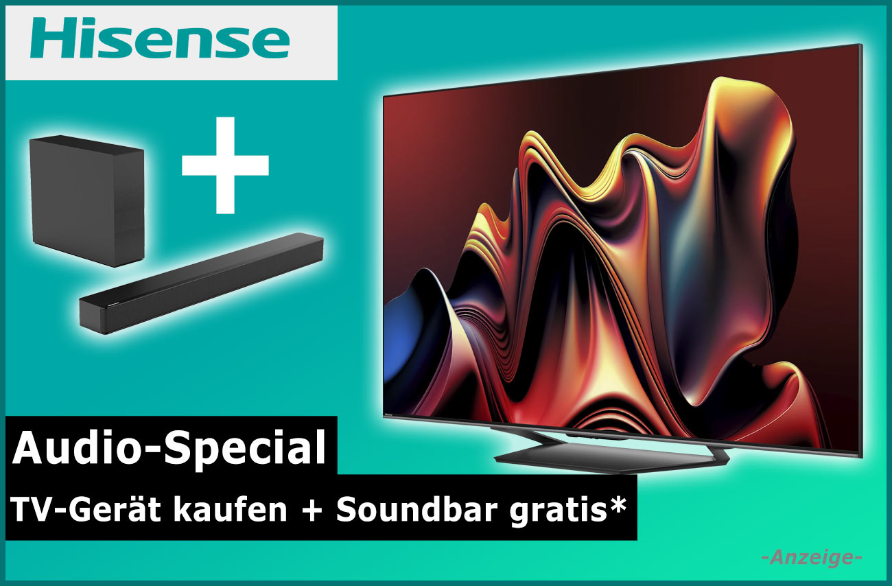 Hisense Angebot Aufmacher Soudnbar Gratis